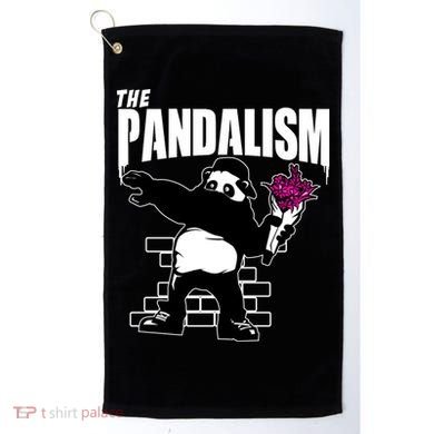 The Pandalism Funny Panda Parody Golf Towel