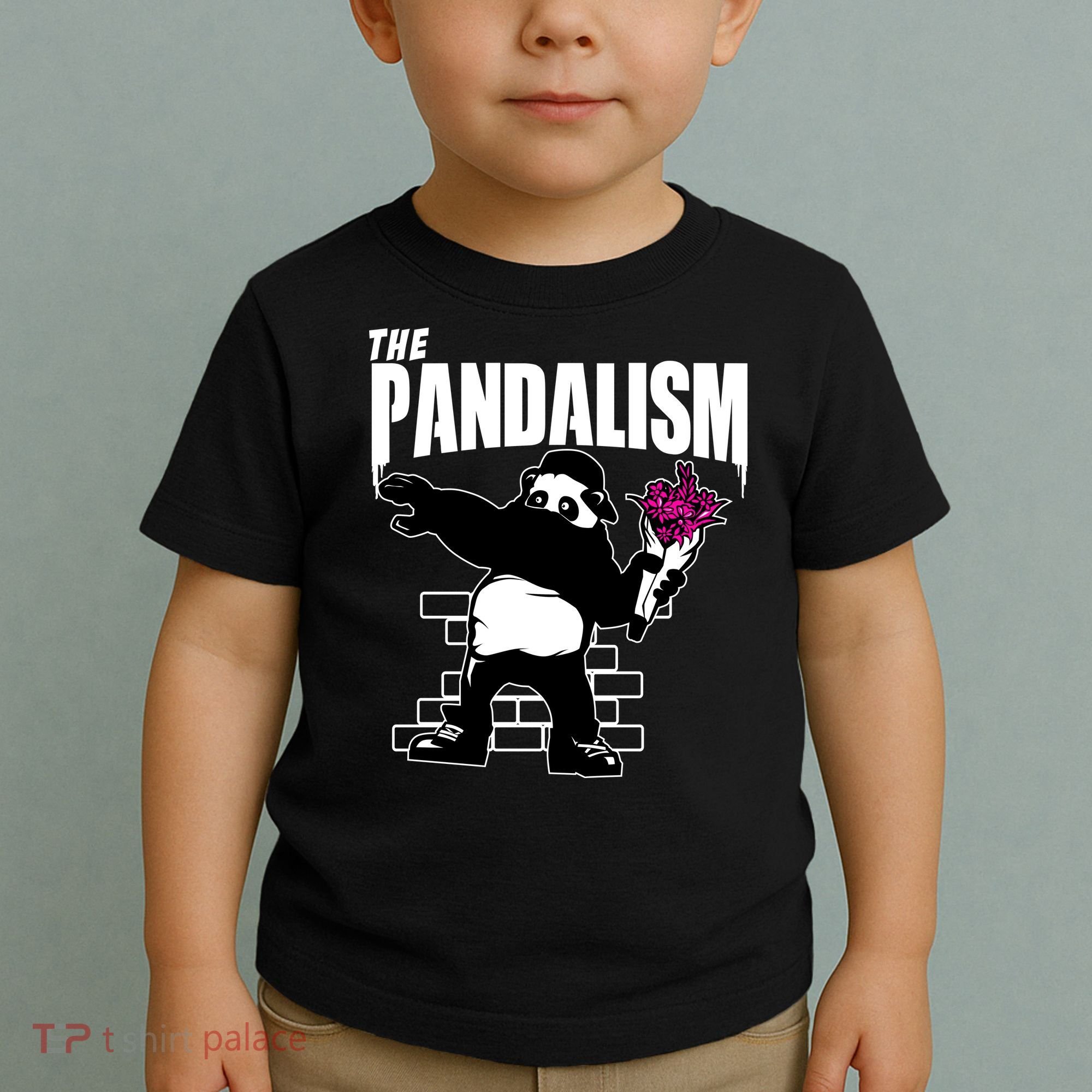 The Pandalism Funny Panda Parody Toddler T-Shirt