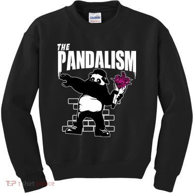 The Pandalism Funny Panda Parody Kids Sweatshirt