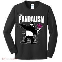 The Pandalism Funny Panda Parody Kids Long Sleeve Shirt thumb 0