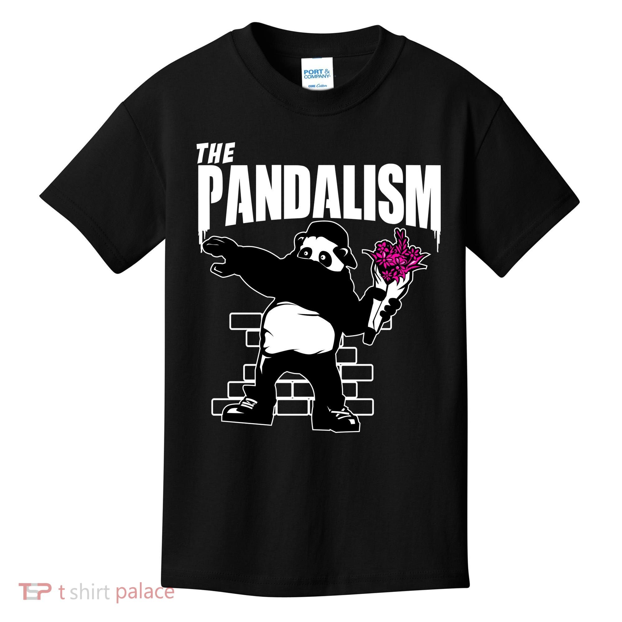 The Pandalism Funny Panda Parody Kids T-Shirt