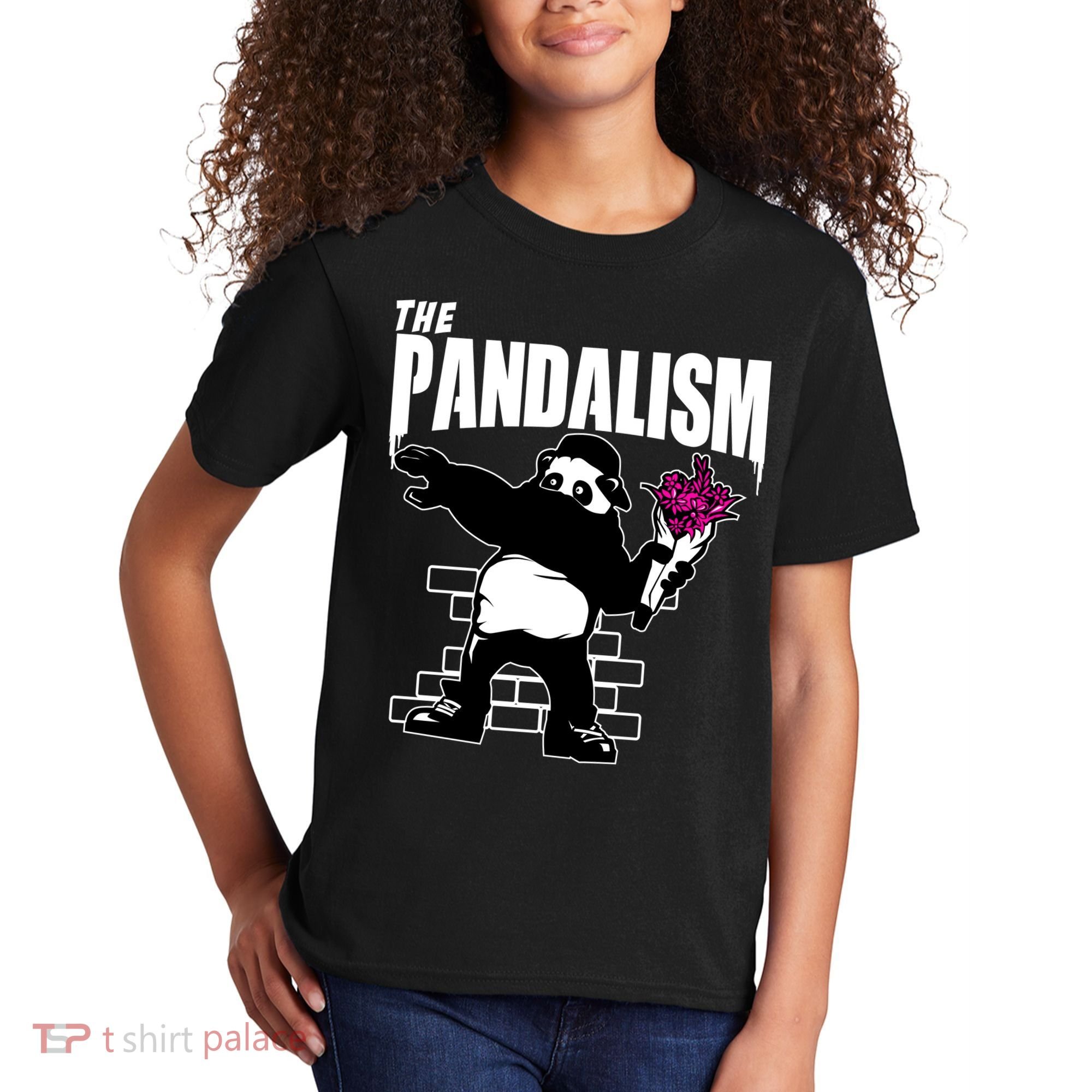 The Pandalism Funny Panda Parody Kids T-Shirt