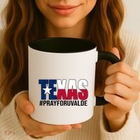 Texas Pray For Uvalde Tribute Coffee Mug thumb 3