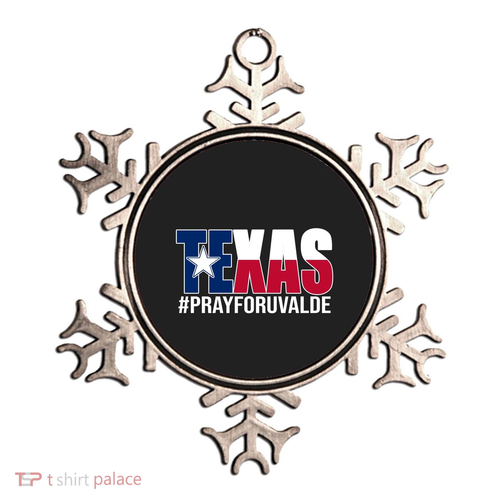 Texas Pray For Uvalde Tribute Ornament