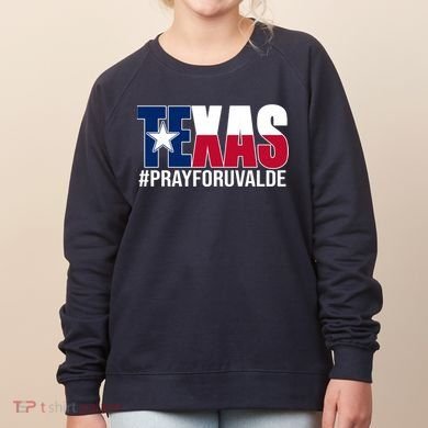 Texas Pray For Uvalde Tribute Women's Sweatshirt