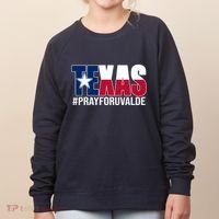 Texas Pray For Uvalde Tribute Women's Sweatshirt thumb 0