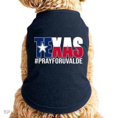 Texas Pray For Uvalde Tribute Doggie Tank