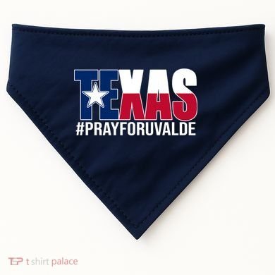 Texas Pray For Uvalde Tribute USA-Made Doggie Bandana