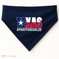 Texas Pray For Uvalde Tribute USA-Made Doggie Bandana thumb 0