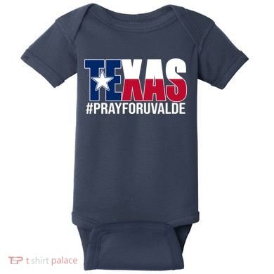 Texas Pray For Uvalde Tribute Baby Bodysuit