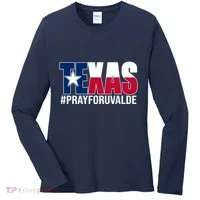 Texas Pray For Uvalde Tribute Women's Long Sleeve Shirt thumb 0