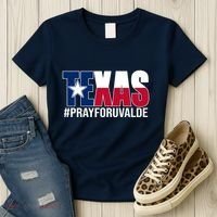 Texas Pray For Uvalde Tribute Women's T-Shirt thumb 3