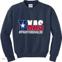 Texas Pray For Uvalde Tribute Kids Sweatshirt thumb 0