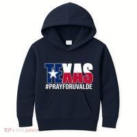 Texas Pray For Uvalde Tribute Kids Hoodie thumb 0