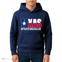 Texas Pray For Uvalde Tribute Kids Hoodie thumb 4