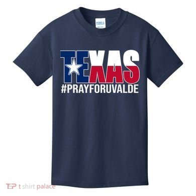 Texas Pray For Uvalde Tribute Kids T-Shirt