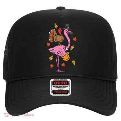 Turkey Pilgrim Flamingo Funny Thanksgiving Hat