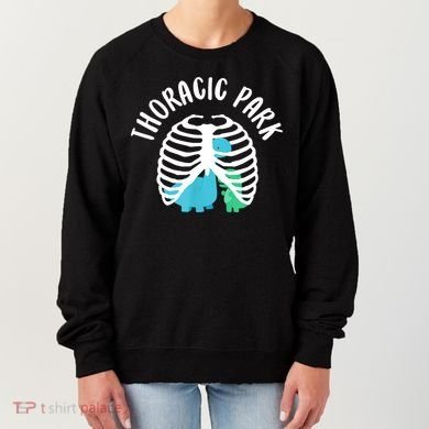 Thoracic Park Funny Dinosaur Nurse Squad Nursing Student Women's Sweatshirt
