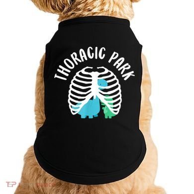Thoracic Park Funny Dinosaur Nurse Squad Nursing Student Doggie Tank