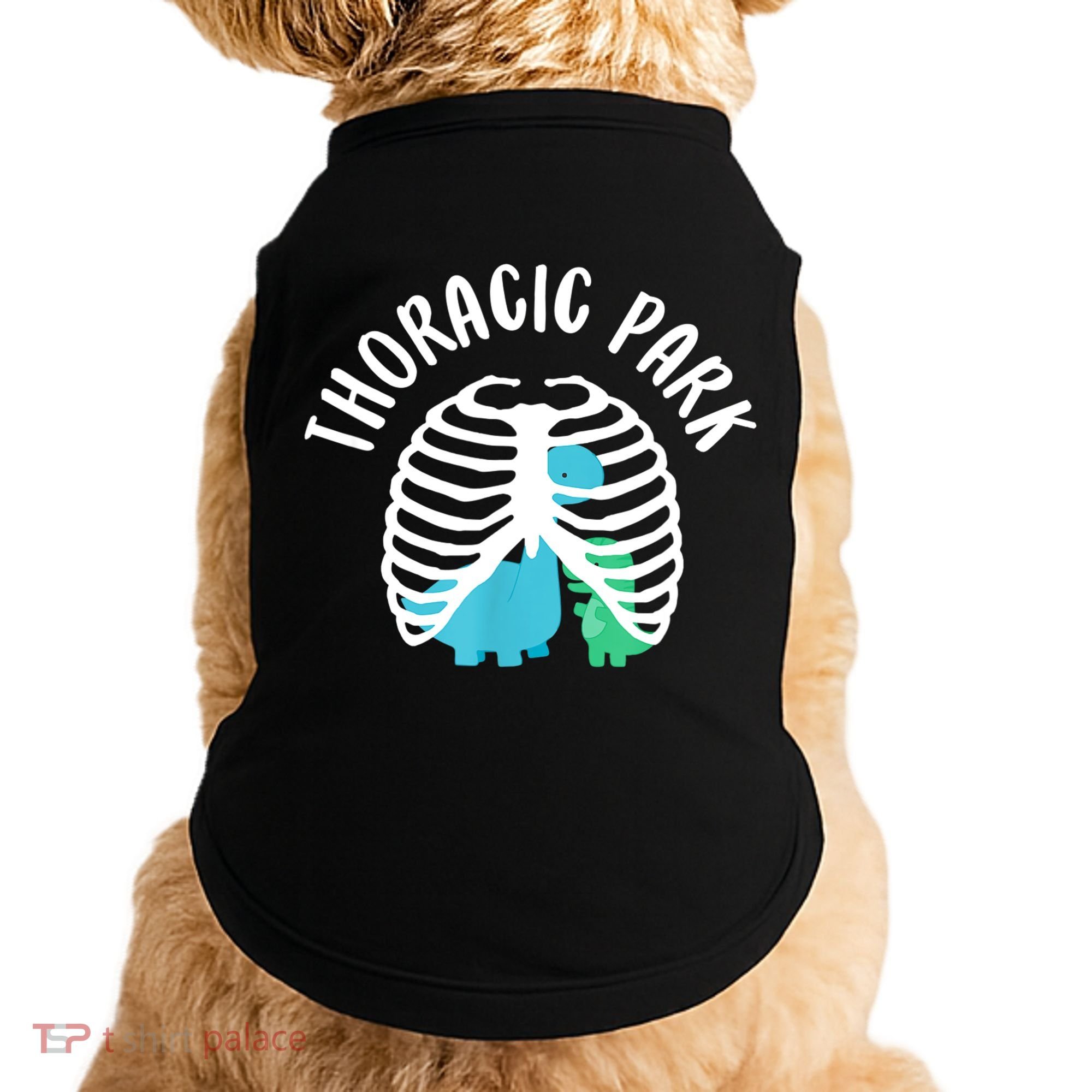 Thoracic Park Funny Dinosaur Nurse Squad Nursing Student Doggie Tank