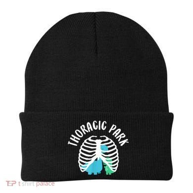 Thoracic Park Funny Dinosaur Nurse Squad Nursing Student Beanie
