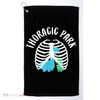 Thoracic Park Funny Dinosaur Nurse Squad Nursing Student Golf Towel