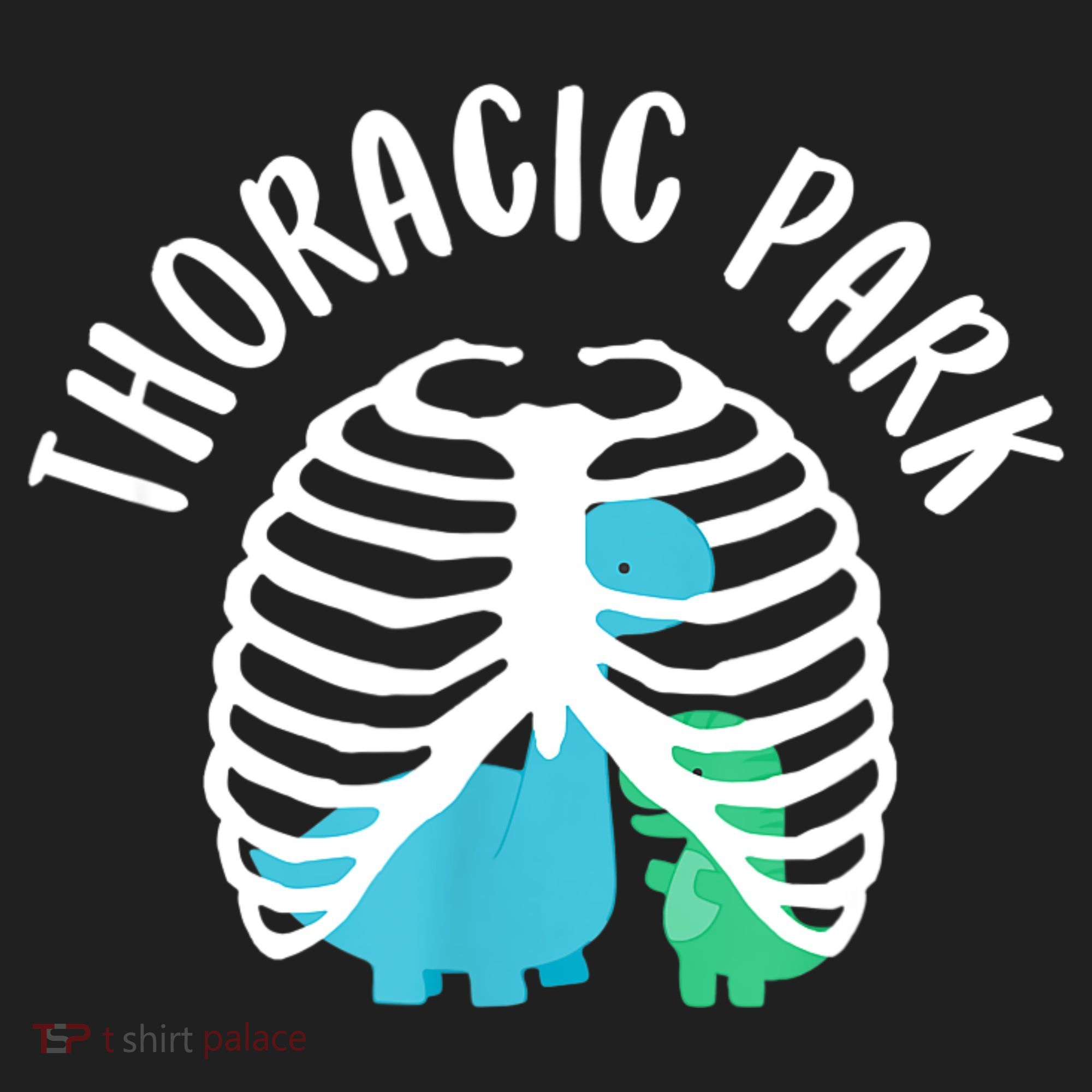 Thoracic Park Funny Dinosaur Nurse Squad Nursing Student Golf Towel