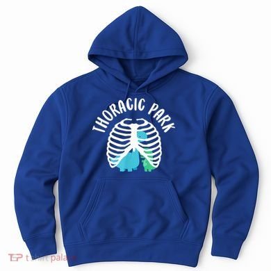 Thoracic Park Funny Dinosaur Nurse Squad Nursing Student Hoodie
