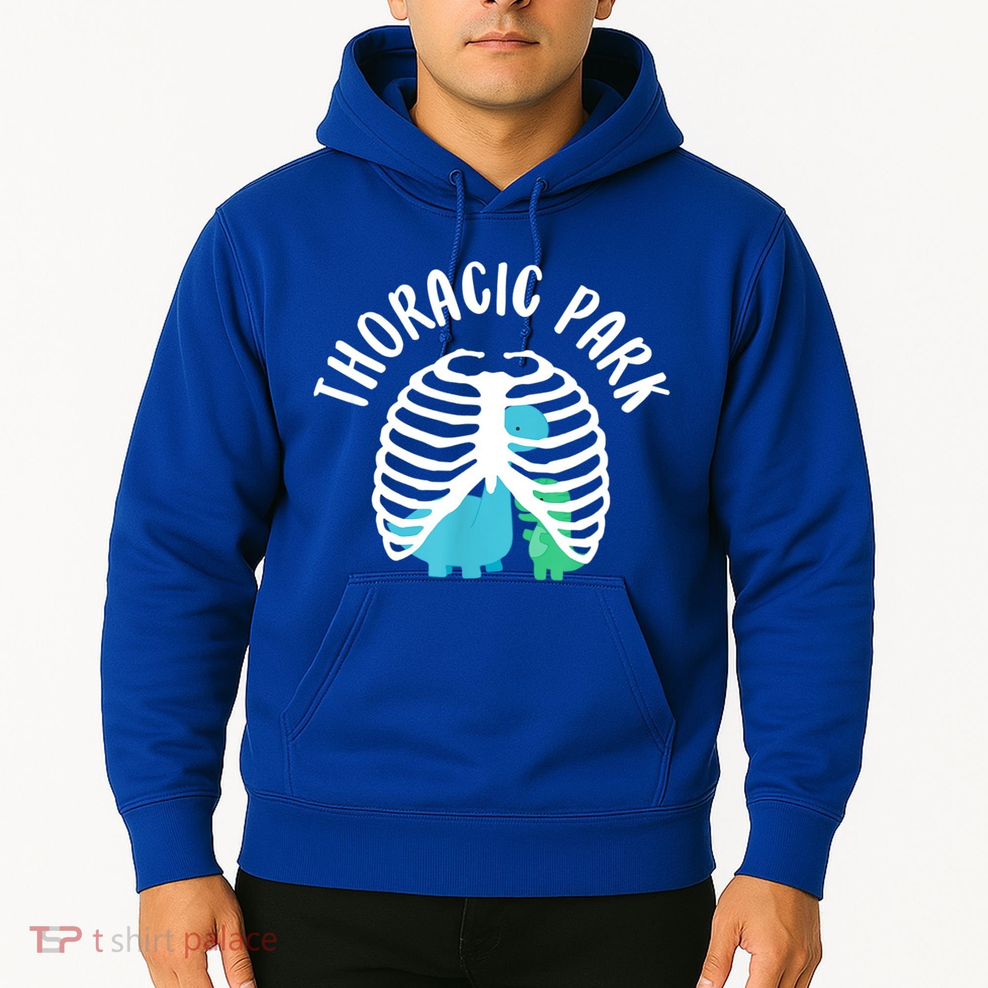 Thoracic Park Funny Dinosaur Nurse Squad Nursing Student Hoodie