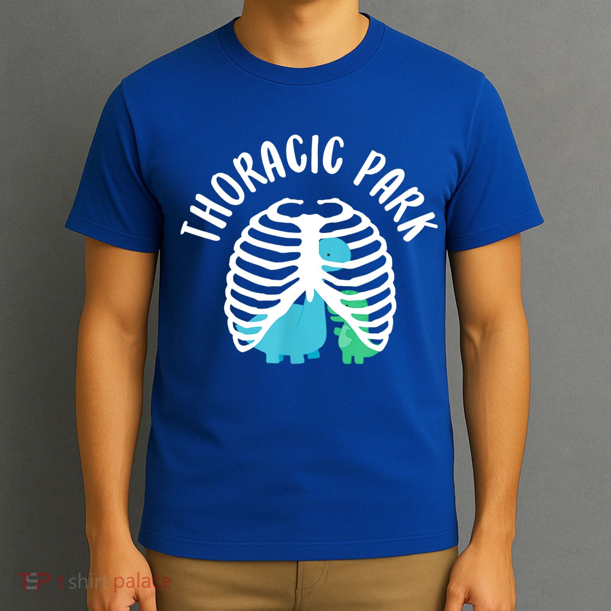 Thoracic Park Funny Dinosaur Nurse Squad Nursing Student T-Shirt
