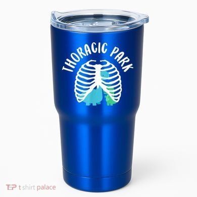 Thoracic Park Funny Dinosaur Nurse Squad Nursing Student Tumbler