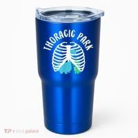 Thoracic Park Funny Dinosaur Nurse Squad Nursing Student Tumbler thumb 0