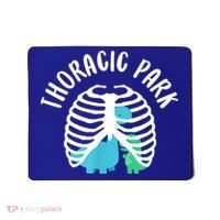 Thoracic Park Funny Dinosaur Nurse Squad Nursing Student Mousepad thumb 0