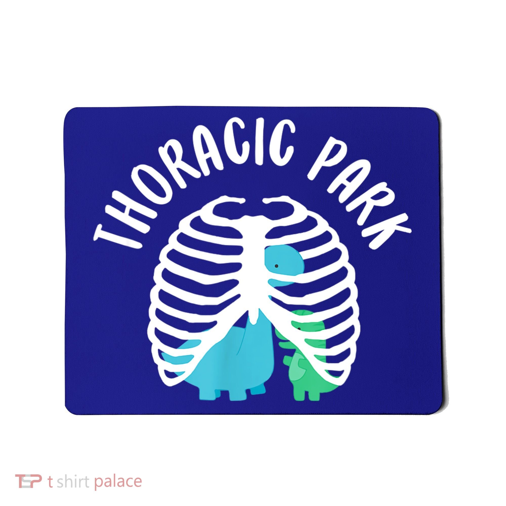 Thoracic Park Funny Dinosaur Nurse Squad Nursing Student Mousepad