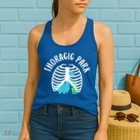 Thoracic Park Funny Dinosaur Nurse Squad Nursing Student Women's Tank Top thumb 2