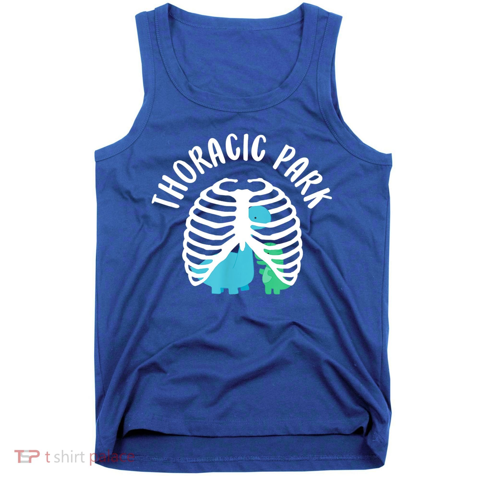 Thoracic Park Funny Dinosaur Nurse Squad Nursing Student Tank Top