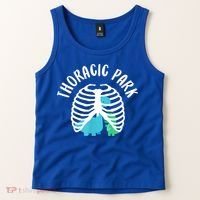 Thoracic Park Funny Dinosaur Nurse Squad Nursing Student Tank Top thumb 2