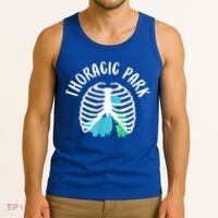 Thoracic Park Funny Dinosaur Nurse Squad Nursing Student Tank Top thumb 3
