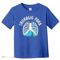 Thoracic Park Funny Dinosaur Nurse Squad Nursing Student Toddler T-Shirt thumb 0