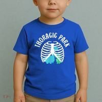 Thoracic Park Funny Dinosaur Nurse Squad Nursing Student Toddler T-Shirt thumb 2