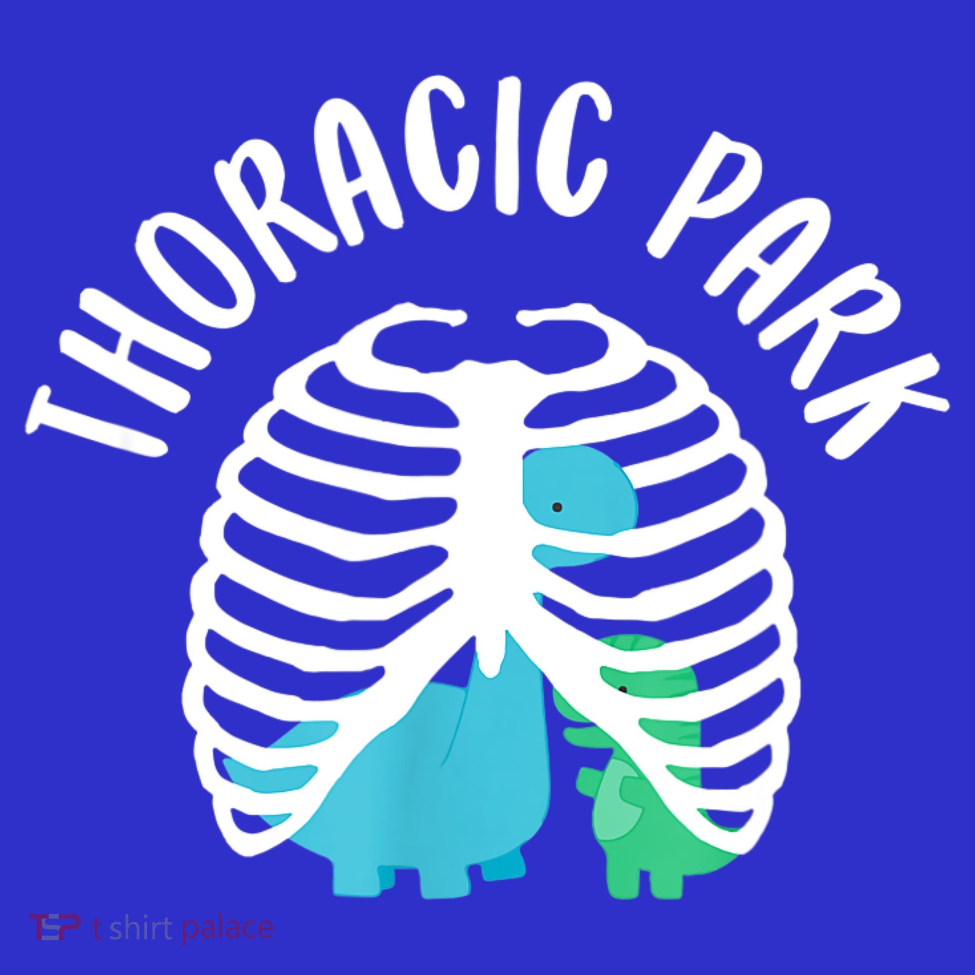 Thoracic Park Funny Dinosaur Nurse Squad Nursing Student Toddler T-Shirt