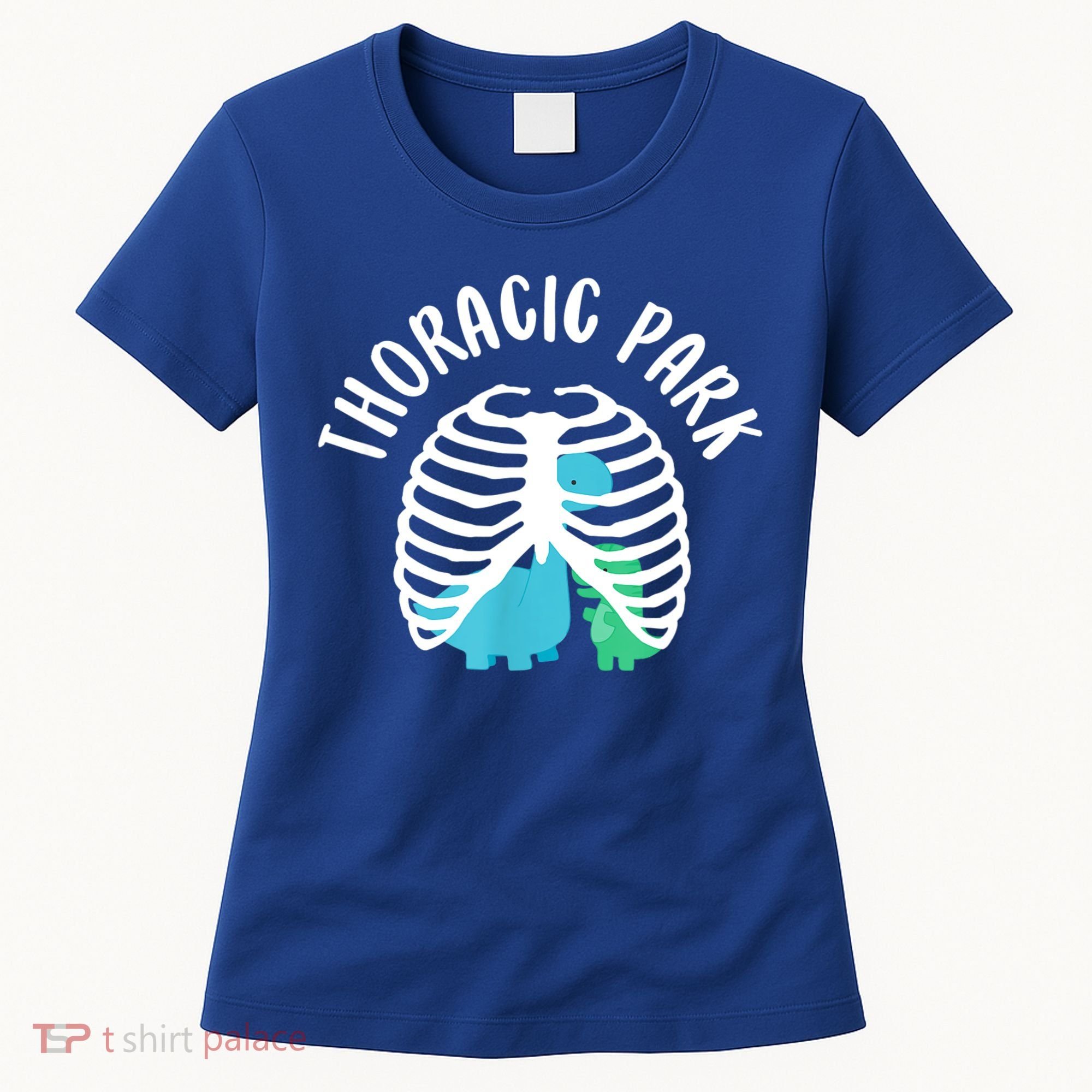 Thoracic Park Funny Dinosaur Nurse Squad Nursing Student Women's T-Shirt