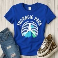 Thoracic Park Funny Dinosaur Nurse Squad Nursing Student Women's T-Shirt thumb 3