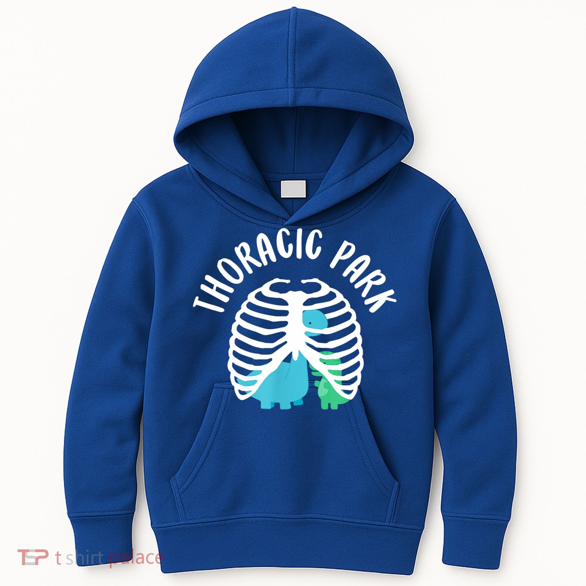 Thoracic Park Funny Dinosaur Nurse Squad Nursing Student Kids Hoodie