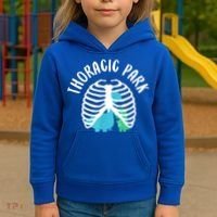 Thoracic Park Funny Dinosaur Nurse Squad Nursing Student Kids Hoodie thumb 3