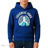 Thoracic Park Funny Dinosaur Nurse Squad Nursing Student Kids Hoodie thumb 4