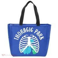 Thoracic Park Funny Dinosaur Nurse Squad Nursing Student Tote Bag thumb 0