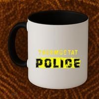 Thermostat Police Funny Fathers Day For Coffee Mug thumb 2