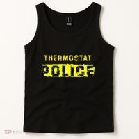 Thermostat Police Funny Fathers Day For Tank Top thumb 2