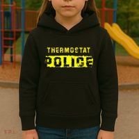 Thermostat Police Funny Fathers Day For Kids Hoodie thumb 3